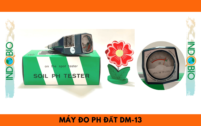 Máy đo độ ph trong đất DN-13 nhập khẩu từ Nhật Bản, giúp kiểm tra độ pH đất 3.0-8.0 pH
